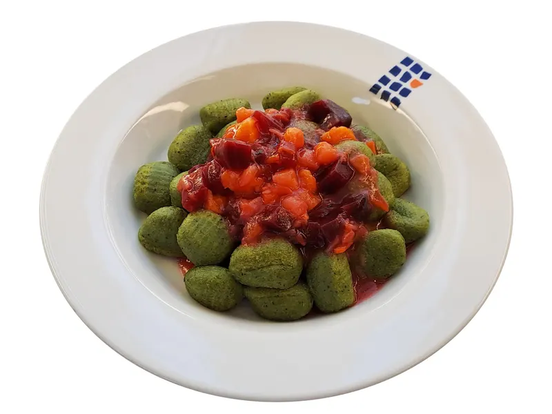 Spinat-Basilikum-Gnocchi