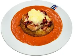 Hähnchenbrust auf Riesenrösti